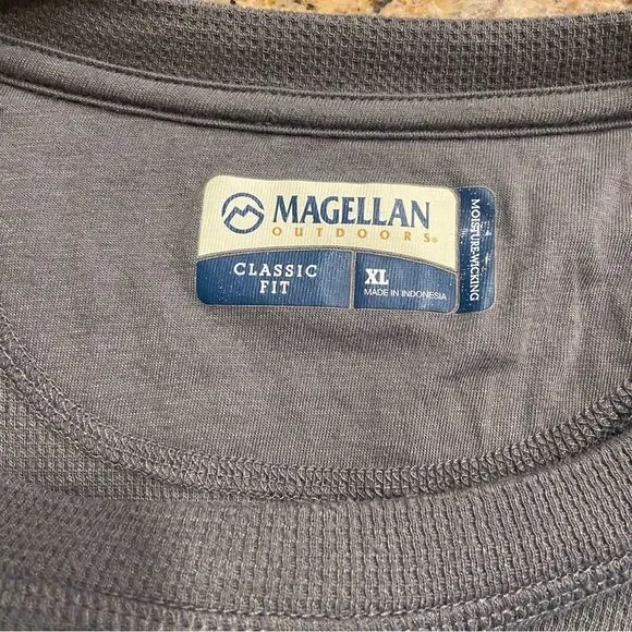 Magellan Outdoors Classic Fit Moisture Wicking Long Sleeve Shirt Size XL - Picture 9 of 9